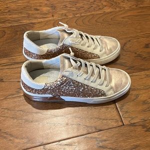 Dolce vita sneaker - rose gold glitter